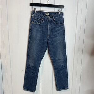 Citizens Of Humanity - 24 - Premium Vintage High Rise Slim Straight Dark Jeans
